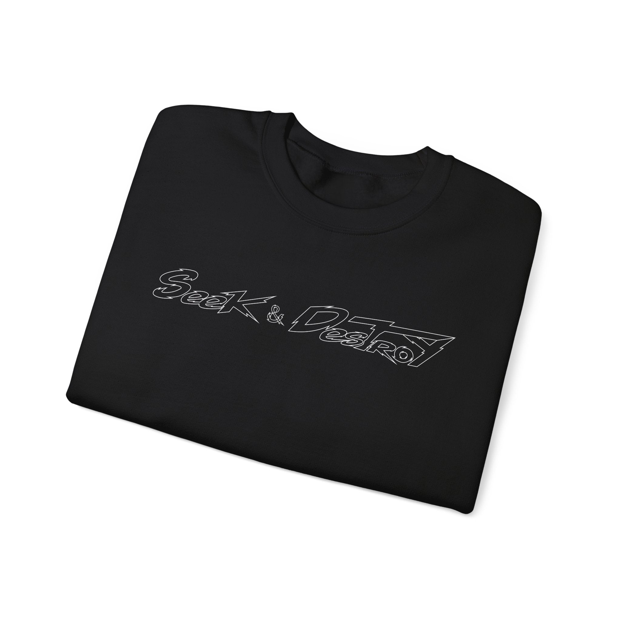 Seek & Destroy Black & White Sweater