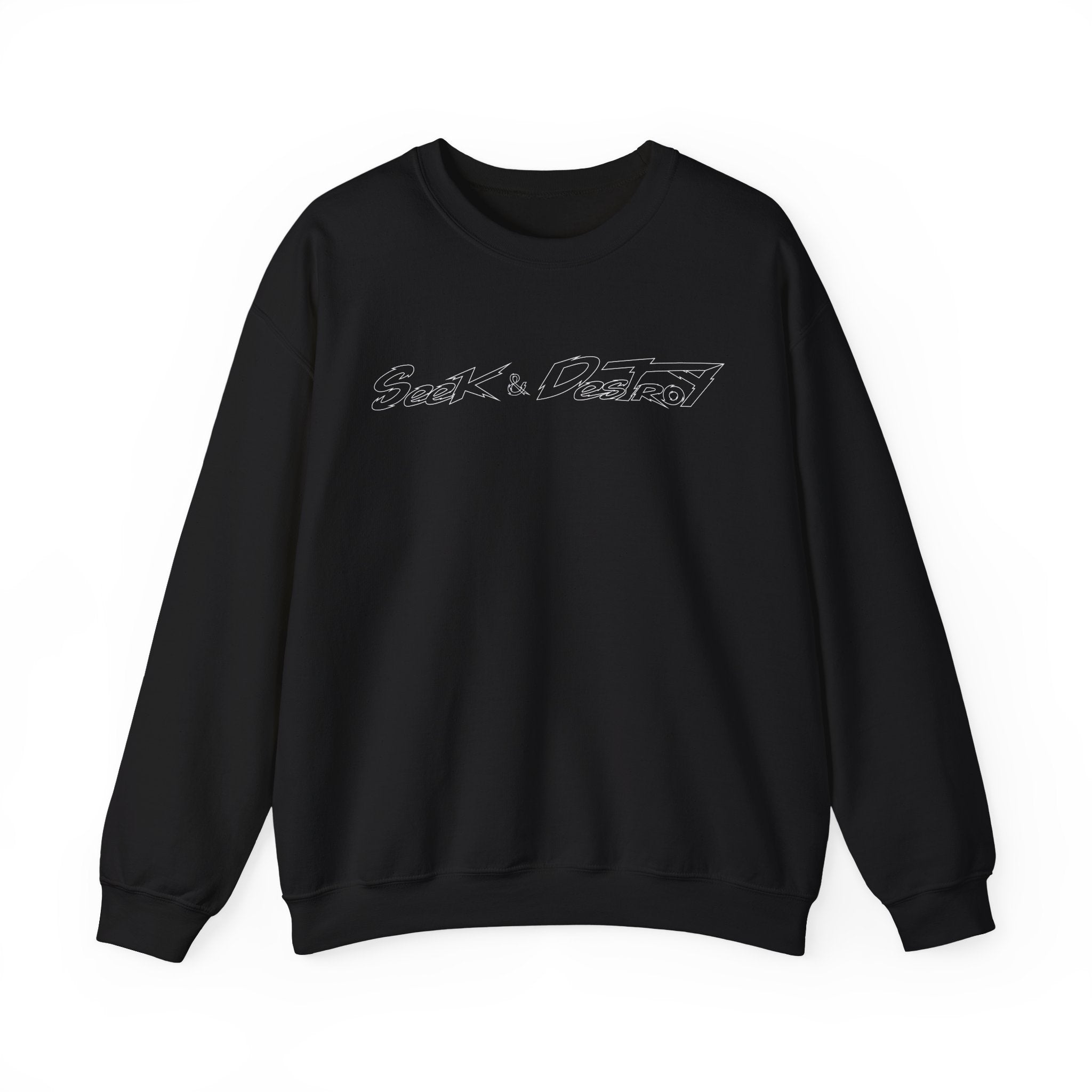 Seek & Destroy Black & White Sweater